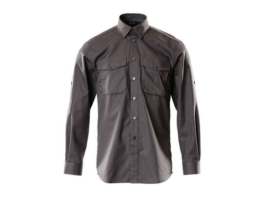 MASCOT Greenwood shirt DONKER ANTRACIET 37-38