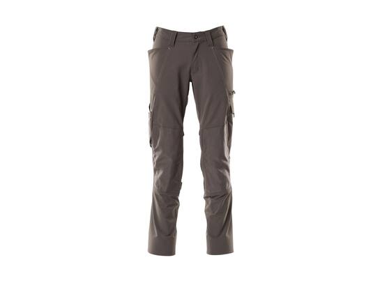 Mascot Werkbroek stretch met kniezakken donkerantraciet 82C51