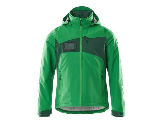 Mascot Winterjack met climascot helder groen/groen S