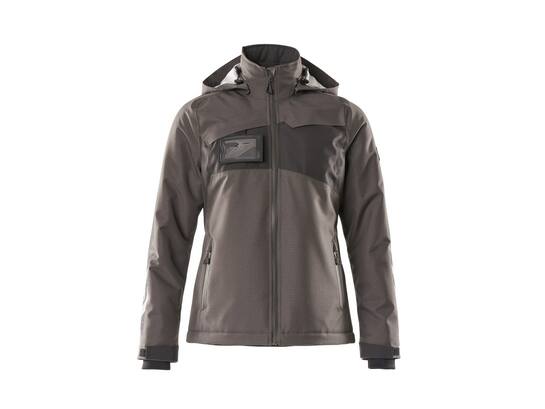 Mascot Winterjack met climascot dames donkerantraciet/zwart S