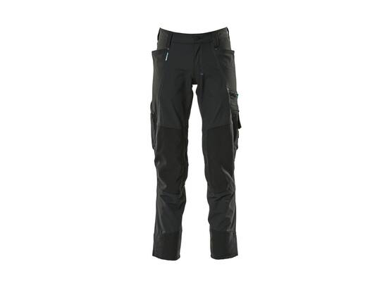 Mascot Werkbroek stretch met kniezakken zwart 76C45