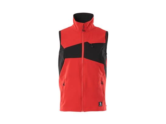Mascot Bodywarmer stretch signaalrood/zwart 3XL