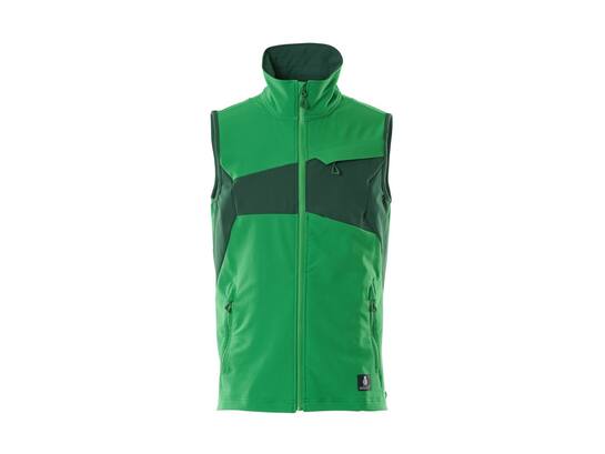 Mascot Bodywarmer stretch helder groen/groen M