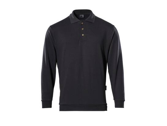 MASCOT Trinidad polo sweatshirt ZWART 3XL