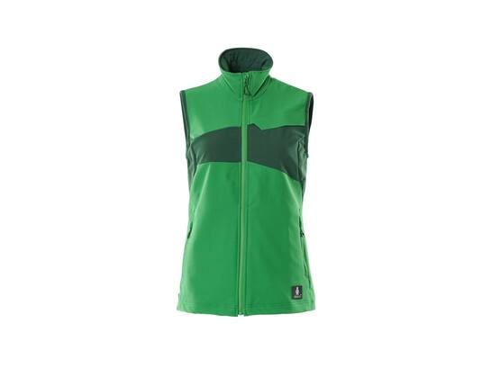 Mascot Bodywarmer stretch dames helder groen/groen XL
