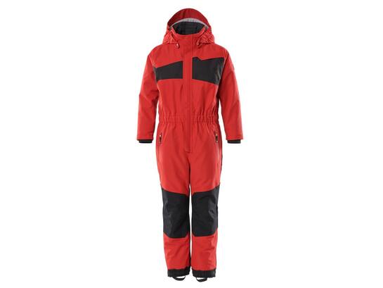 Mascot Skiepakken voor kinderen signaalrood/zwart 128