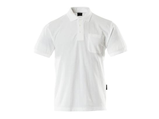 MASCOT Borneo poloshirt WIT 4XL