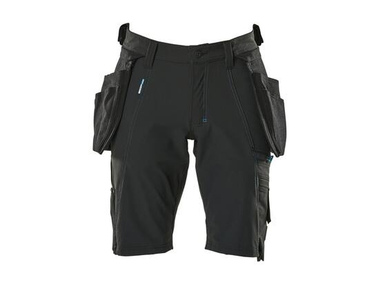 Mascot Korte werkbroek stretch met spijkerzakken zwart C56