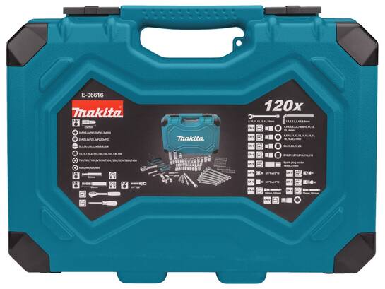 MAKITA Handgereedschapset E-06616 120 DELIG