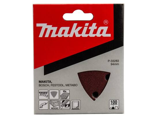 MAKITA Schuurpapier driekant K100 94MM