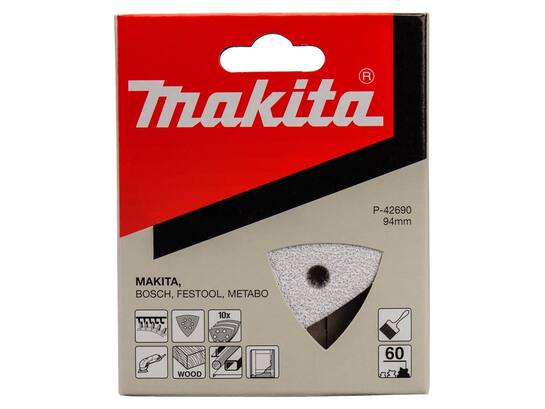 MAKITA Schuurpapier driekant K60 94MM