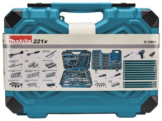 Makita Handgereedschapset 221-delig