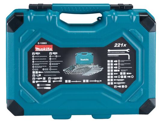 Makita Handgereedschapset 221-delig