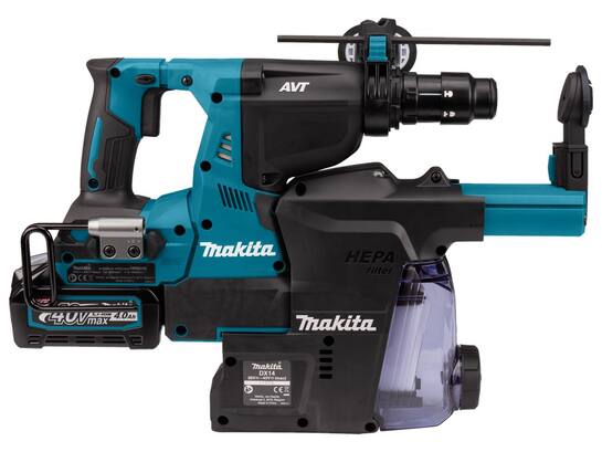 MAKITA Combihamer met stofafzuiging in Mbox HR004GM202 40V/4.0AH