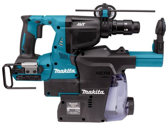 MAKITA Combihamer met stofafzuiging body m-Box HR004GZ02 40V