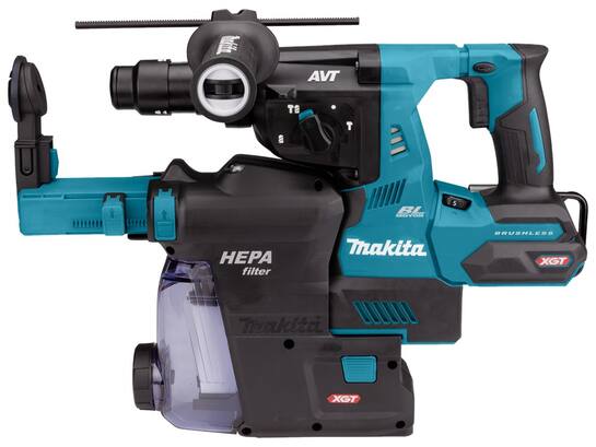 MAKITA Combihamer met stofafzuiging body m-Box HR004GZ02 40V
