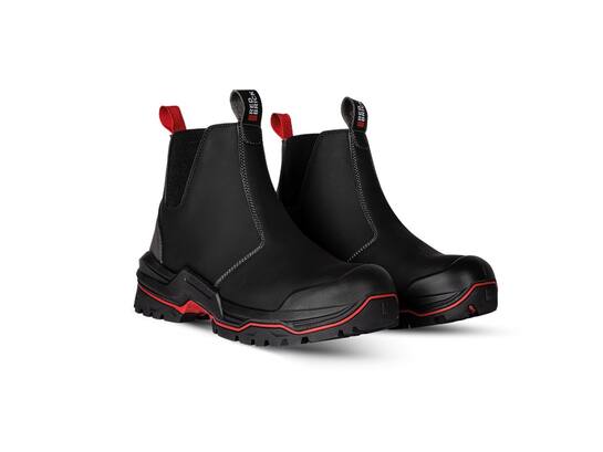 Redbrick Veiligheidsschoen instap hoog S3S Ankle Boot Black maat 46