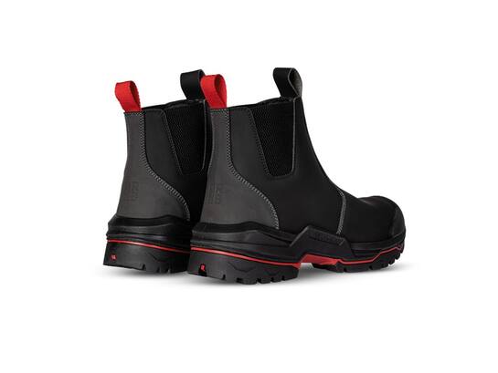 Redbrick Veiligheidsschoen instap hoog S3S Ankle Boot Black maat 46