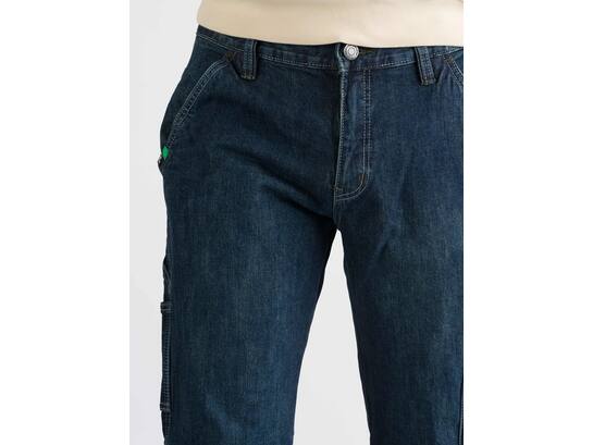 247 Jeans Spijkerwerkbroek stretch met kniezakken BISON D30 W38-L34