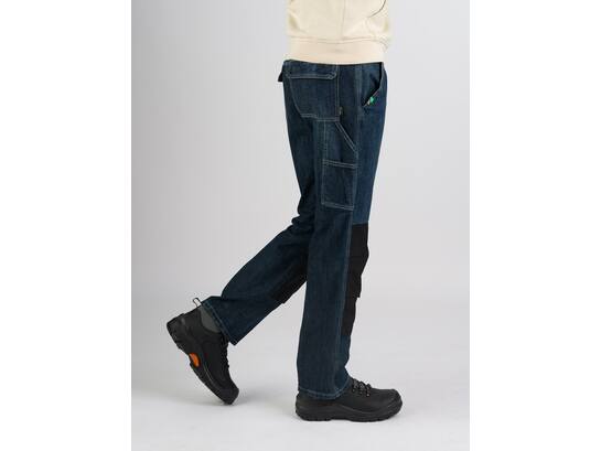 247 Jeans Spijkerwerkbroek stretch met kniezakken BISON D30 W38-L34