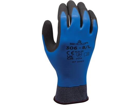 Showa Werkhandschoen latex grip 306 L