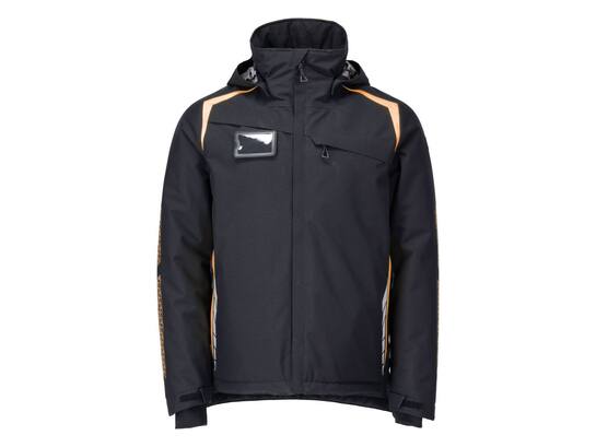 Mascot Winterjas met CLIMASCOT Marine/oranje 4XL