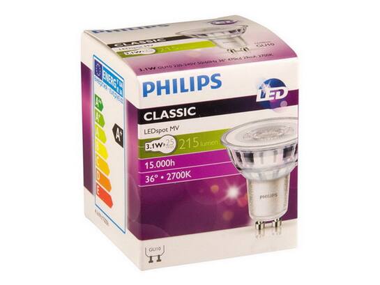 PHILIPS Led-lamp corepro EXTRA WARM WIT 3,1W-25W G