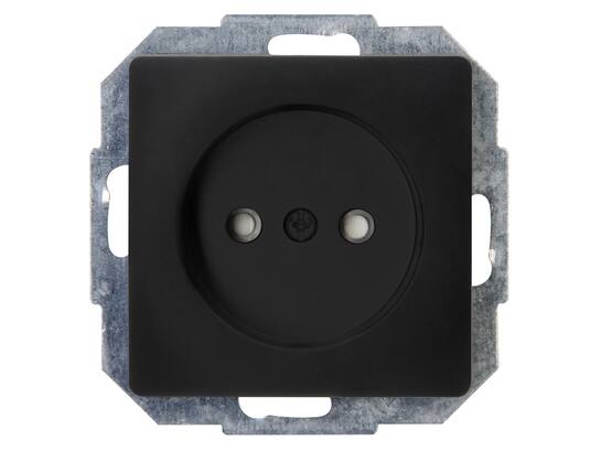 Kopp Wandcontactdoos 1V ZRA mat zwart