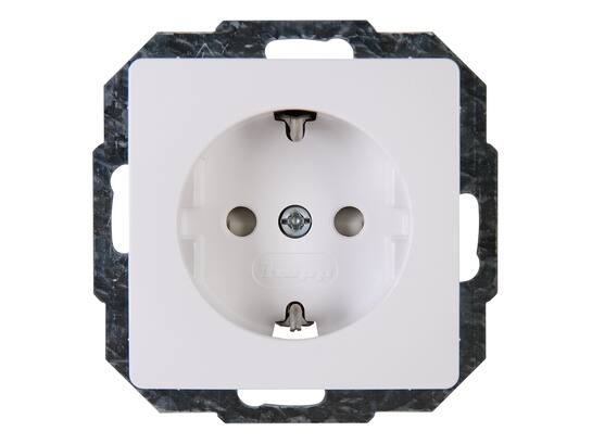 Kopp Wandcontactdoos 1V RA arctic wit