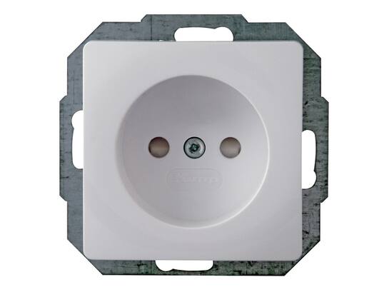 Kopp Wandcontactdoos 1V ZRA arctic wit