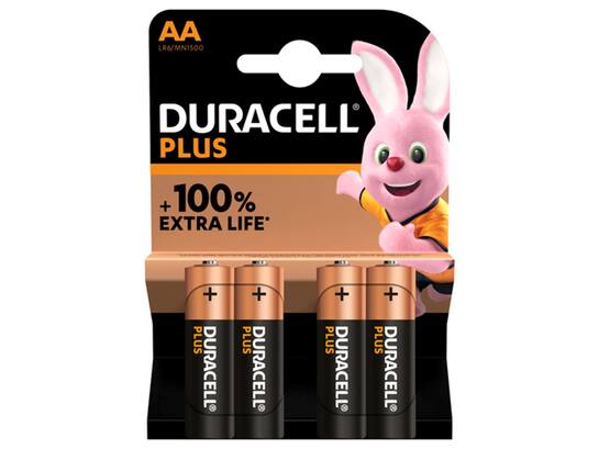 DURACELL Batterij 1.5 Volt AA 4 stuks LR6
