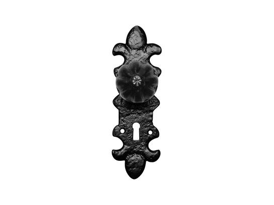 Kirkpatric Knop 50mm op schild 203x66mm PC55 KP1211