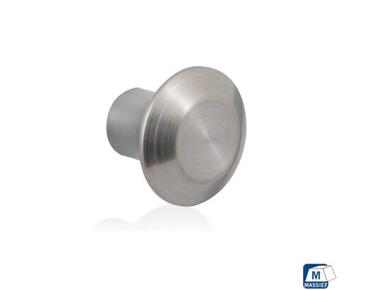 GPF Rvs meubelknop rond 35mm GPF 5520.35