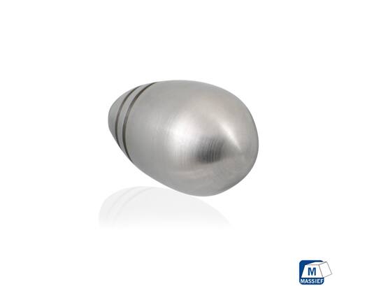 GPF Rvs meubelknop rond 20mm GPF 5525.20