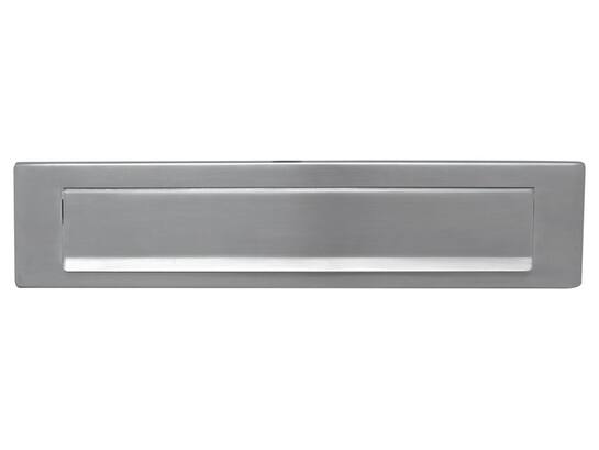 GPF Rvs briefplaat /klep 340x77mm GPF 9830.09