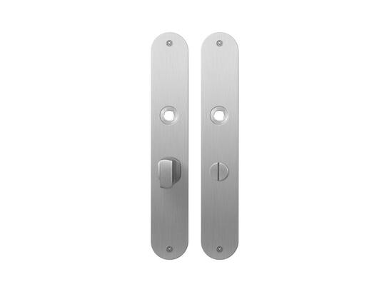 GPF plaatschild afgerond 40x240x2mm WC57/5 g 1100.22 WC57/5 GR