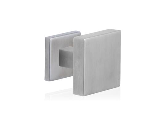 GPF Vierkante voordeurknop 70x70mm op rozet 9825.09