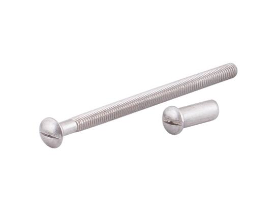 GPF Patentbout + huls tbv deurdikte 63-68 mm RVS geborsteld