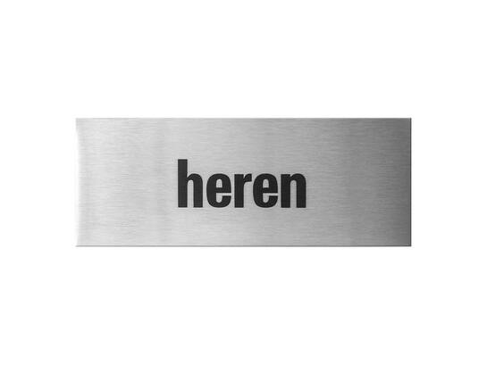 Deurbordje, RVS geborsteld