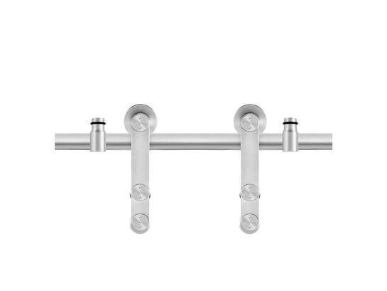 GPF Schuifdeursysteem Linja 200 cm RVS geborsteld