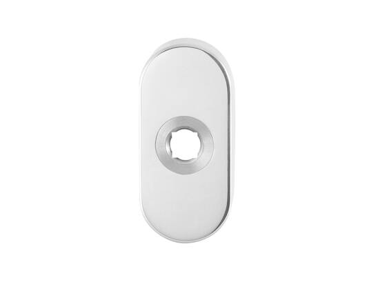 GPF Ovale click rozet RVS GEPOLIJST