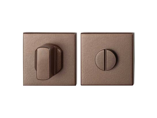 GPF Toiletgarnituur vierkant stift 8 mm grot BRONZE BLEND