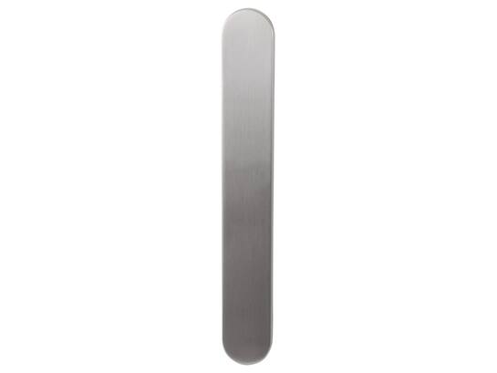 GPF Gatdeel langschild XLgeheel blind RVS GEBORSTELD