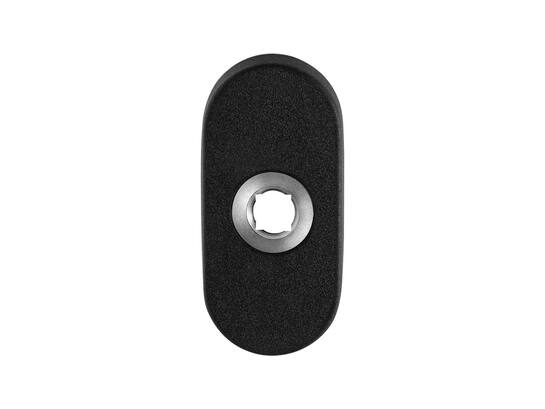 GPF Ovale click rozet ZWART