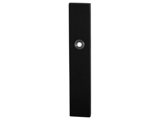 GPF Langschild enkelverend WC55/8 grote knop ZWART