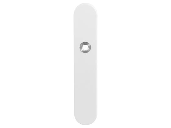 GPF Langschild enkelverend WC72/8 grote knop WIT