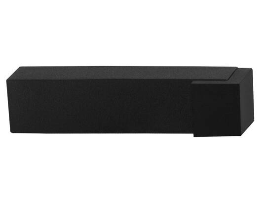 GPF Deurstopper vierkant 85x20mm Zwart
