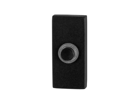 GPF Beldrukker met zwarte button ZWART