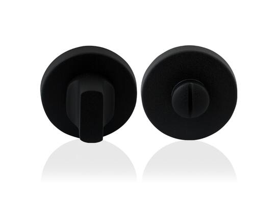 GPF Toiletgarnituur mm stift 5 mm grote knop ZWART