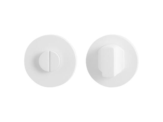 GPF Toiletgarnituur stift 5mm grote knop WIT